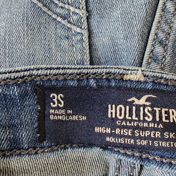 Hollister 3 Short High Rise Super Skinny Women's Jeans - Picture 6 of 8
